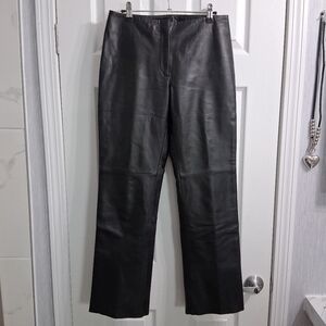 Vakko VS2 Lambskin Leather Pants Butter Soft Excellent Condition 6P